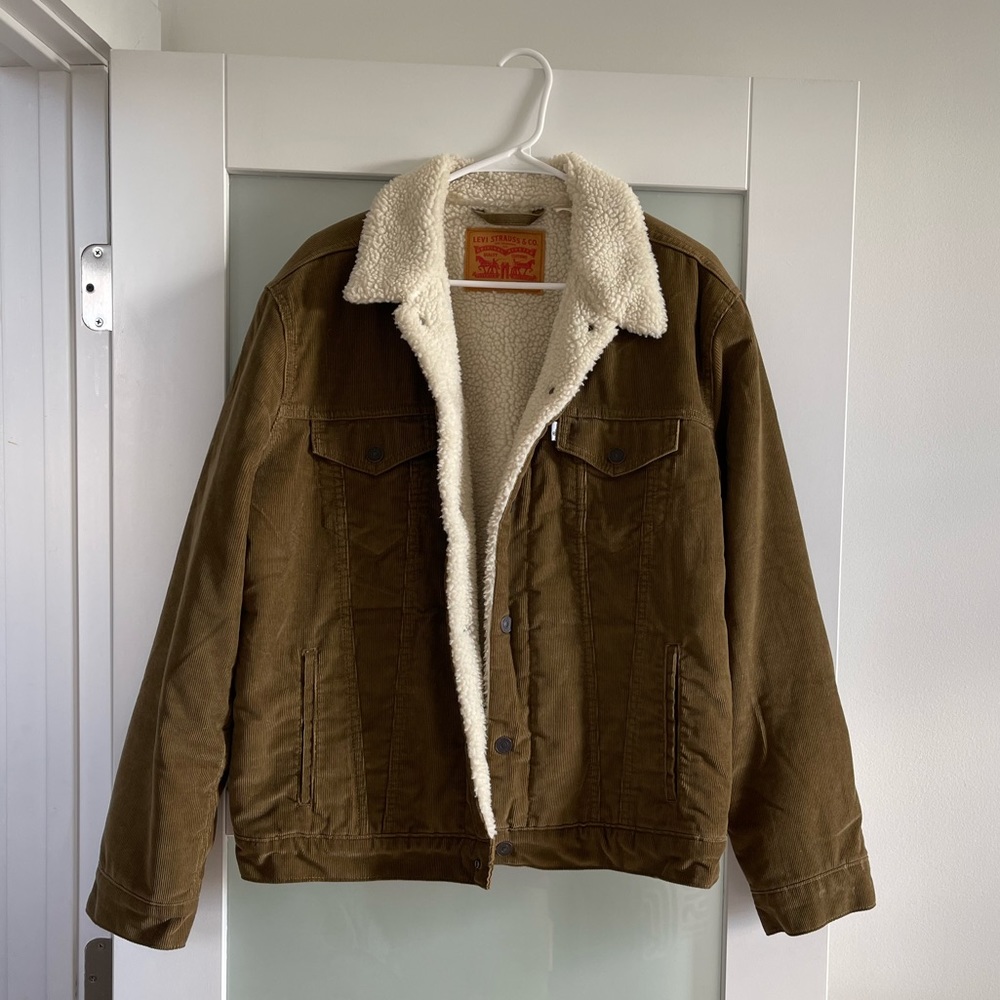 Levi’s Corduroy Sherpa Lined Trucker Jacket